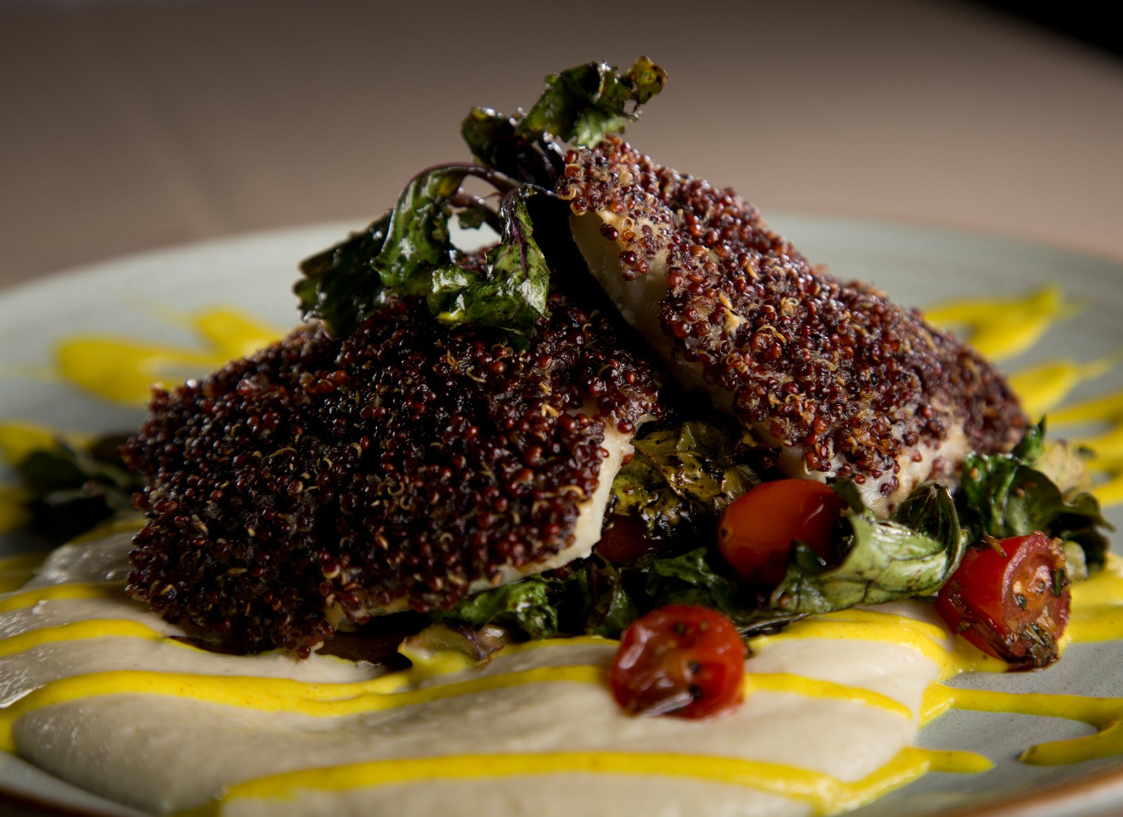 Quinoa Crusted Pollock  Fruge Seafood Company